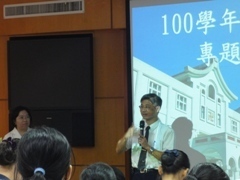 醫務管理系主任蔡宗宏致詞圖片