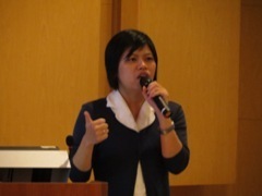 李怡真老師介紹國際交流QUT，鼓勵同學多充實外語能力圖片