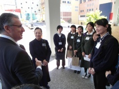醫院的Executive Director Nigel介紹Mater Hospital的歷史圖片