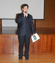 羅文瑞校長表示，在高學歷氾濫的時代，更要強調慈濟人文特色圖片