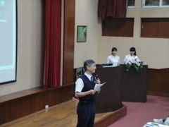 醫管系蔡宗宏主任進行總講評圖片